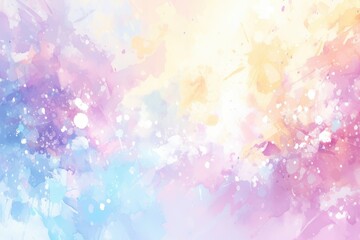 Abstract Watercolor Background with Pastel Colors