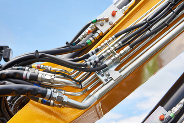 Hoses of hydraulic machine