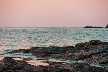 Pohang sea and sunset