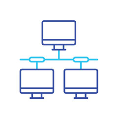 LAN vector icon