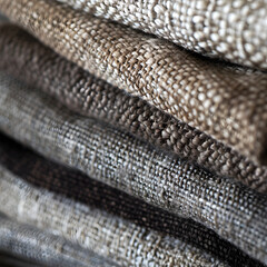 macro, closeup view of wool and silk fabric, fabric texture background