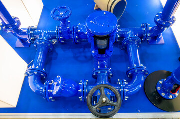 Pipe system and soodinite couplings. Supporting taps with system filtration