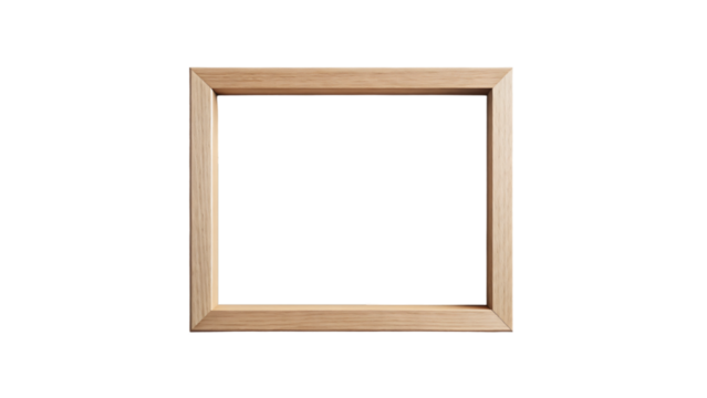 Empty picture frame awaits a cherished memory