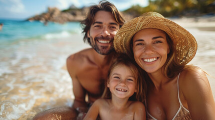 family photo from summer vacation