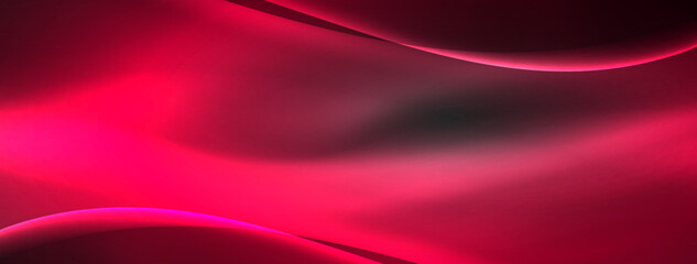 Lines and waves with neon light effect background for wallpaper, business card, cover, poster, banner, brochure, header, website