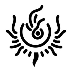 Obraz premium A solid style icon of dragon cummunion