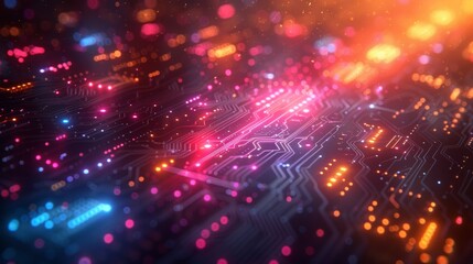 Obraz premium abstract, technological, geometry background, illustration