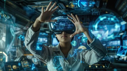 Virtual Reality Business Showcasing Immersive Technology