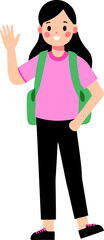 Obraz premium student illustration