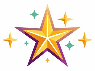 Sparkle star icons. Shine icons. Stars sparkles vector on a white background