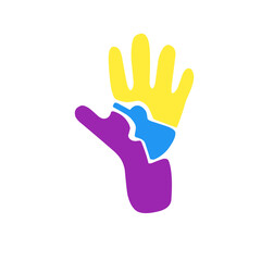 autism hand logo