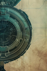 Obraz premium comic book background, a close up view of a blank page