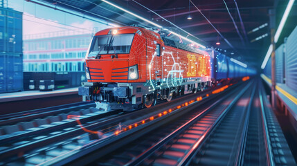 Trains carry cargo efficiently, making them a vital part of logistics. The future of rail freight involves advanced technology like IoT and automation to improve efficiency and sustainability.