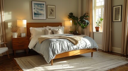 Cozy Bedroom Interiors in Warm Light