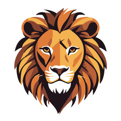lion head vector