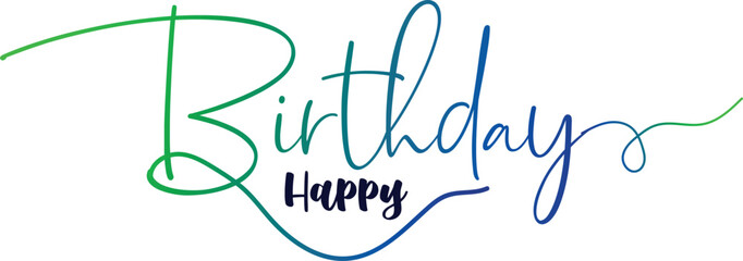 gradient color, happy birthday card with balloons,happy brithday baby