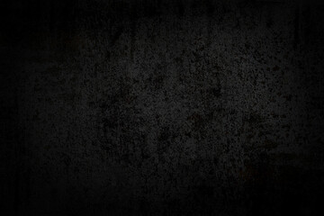 Black gray cement concrete wall texture grunge background rough background dark concrete floor
