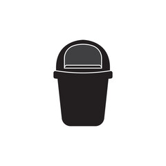 Trash can symbol icon,design vector illustration template