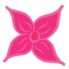 Close-up of Colorful Exotic Flowers: vector illustration of exotic flowers featuring bright colors and intricate details. Ideal for botanical and nature-inspired projects.