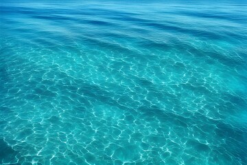 Obraz premium Beautiful turquoise blue ocean water surface