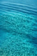 Obraz premium Beautiful turquoise blue ocean water surface