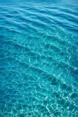 Obraz premium Beautiful turquoise blue ocean water surface