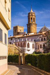 View to the town of La Iglesuela del Cid