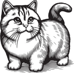 cat silhouette vacatur illustrator