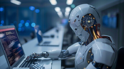 Fototapeta premium Ethical considerations in AI development and algorithmic bias