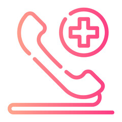 call gradient icon