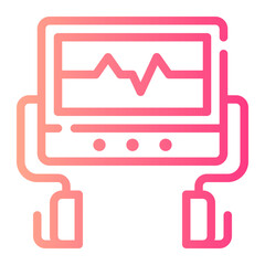 defribillator gradient icon
