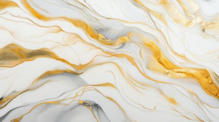 Obraz premium Marble White and Gold texture background. Luxury stone ceramic art wallpaper. Marble granite white with gold texture interiors design.