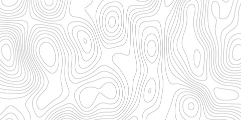 Abstract wavy topographic map. Abstract wavy and curved lines background. Abstract geometric topographic contour map background.	