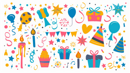 Icons Set for Celebrate good times