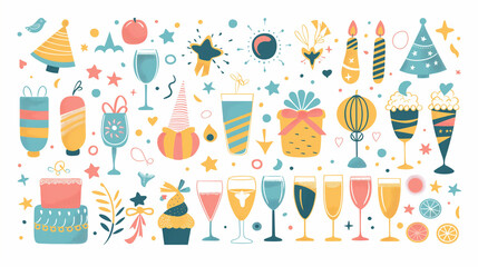 Icons Set for Celebrate good times