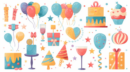 Icons Set for Celebrate good times