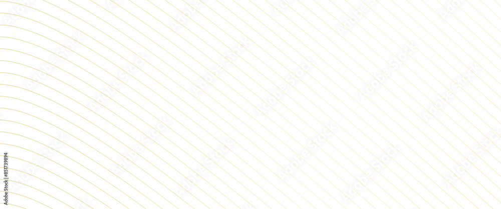 Poster vector abstract gold wavy line pattern golden color smooth gradient on white transparent background 
