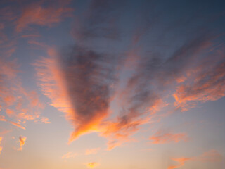 Fototapeta premium sunset in the sky