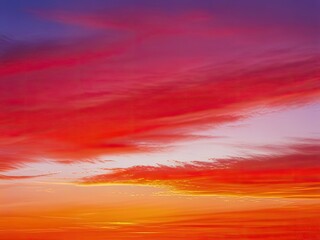 Fototapeta premium colorful sunset clouds