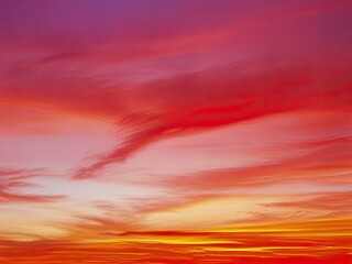 Fototapeta premium colorful sunset clouds