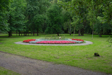 Miasto Wieliczka - czerwiec 2024. Park miejski. 
