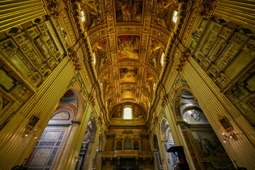 Naklejka premium Basilica of Sant'Andrea della Valle in Rome, Italy