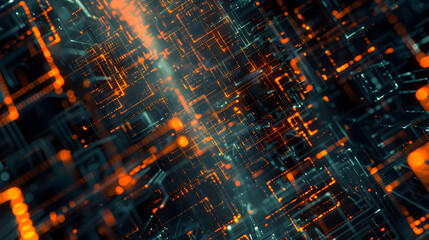 Abstract technological background