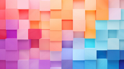 Vibrant Abstract Composition in Pantone Colors. Dynamic Artwork