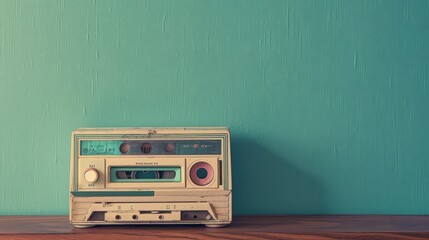 Fototapeta premium A vintage - style photo depicting a retro