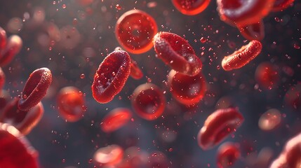 Ultra-Magnified Red Blood Cells Textured Pattern for Medical and Scientific Applications