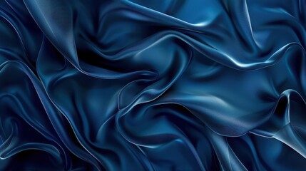 Obraz premium Abstract luxury gradient blue silk background