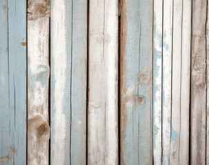 Old white painted wooden wall texture background