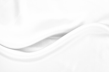Obraz premium White gray satin texture that is white silver fabric silk background with beautiful soft blur pattern natural.