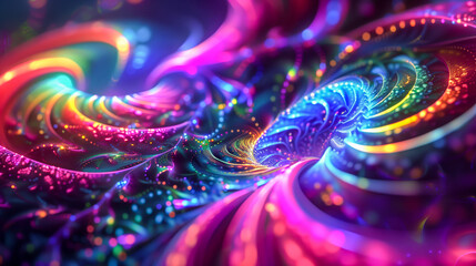 Trippy abstract wallpaper, modern art concept